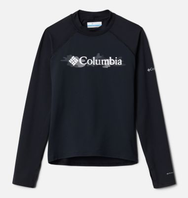 Boys' Sandy Shores&trade; Printed Top Sandy Shores&trade;Printed LS Sunguard | 368 | L, Black, front