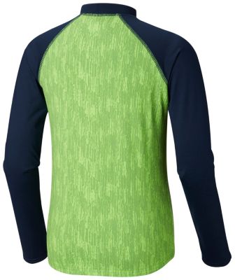 Boys' Sandy Shores&trade; Printed Top Sandy Shores&trade;Printed LS Sunguard | 368 | L, Cyber Green Texture, back
