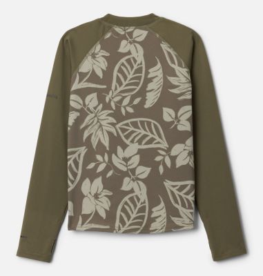 Sandy Shores Printed LS Sunguard, Color: Stone Green Pasteled Tonal, Stone Green, image 2