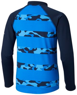 Boys' Sandy Shores&trade; Printed Top Sandy Shores&trade;Printed LS Sunguard | 368 | L, Super Blue Camo, back