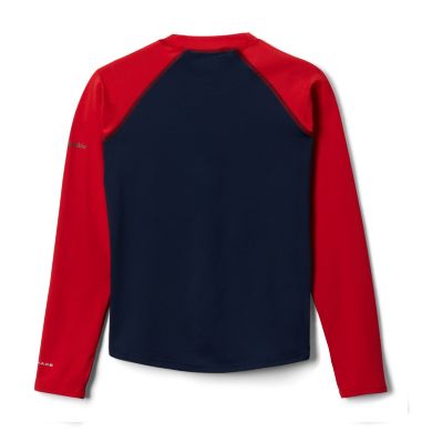 Boys' Sandy Shores&trade; Printed Top Sandy Shores&trade;Printed LS Sunguard | 368 | L, Coll Navy, Red Spark Outdoor Patriot, back