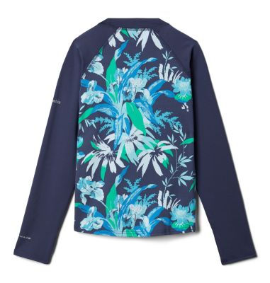 Boys' Sandy Shores&trade; Printed Top Sandy Shores&trade;Printed LS Sunguard | 368 | L, Nocturnal Magnolia Floral, Nocturnal, back