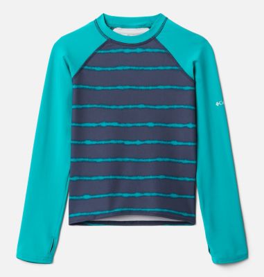 Boys' Sandy Shores&trade; Printed Top Sandy Shores&trade;Printed LS Sunguard | 368 | L, Nocturnal Tie Dye Stripe, front