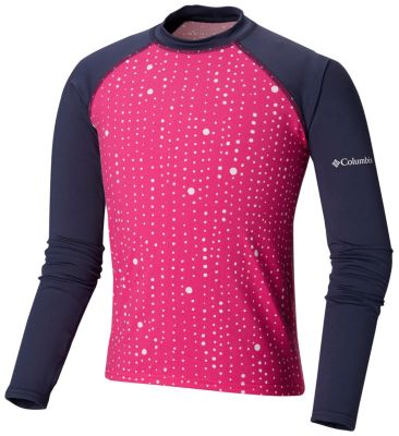 Boys' Sandy Shores&trade; Printed Top Sandy Shores&trade;Printed LS Sunguard | 368 | L, Haute Pink Dots, front