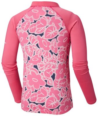 Boys' Sandy Shores&trade; Printed Top Sandy Shores&trade;Printed LS Sunguard | 368 | L, Wild Geranium Floral, back