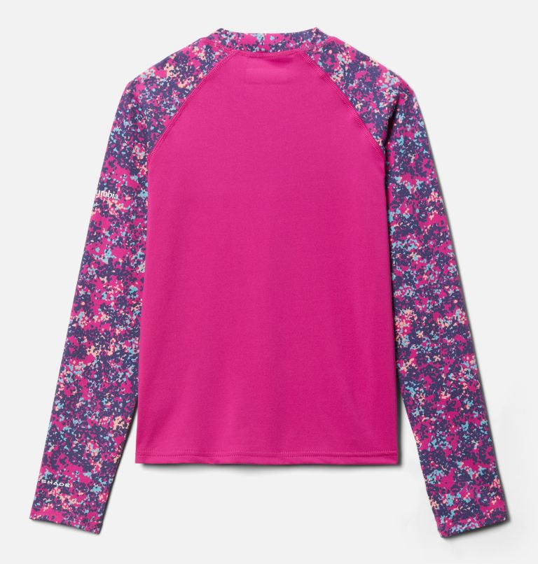 Sandy Shores Printed LS Sunguard | 665 | XXS, Color: Wild Fuchsia, Wild Fuchsia Dotty Disguis, image 2