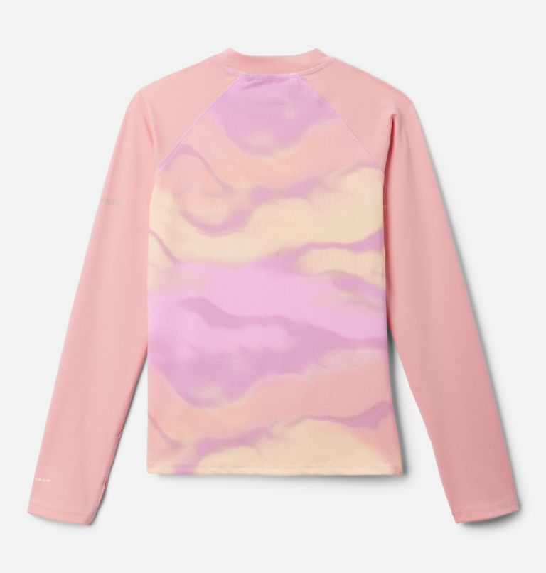 Sandy Shores Printed LS Sunguard, Color: Salmon Rose Undercurrent, Cosmos, image 2