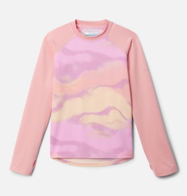 Polera M/L Sandy Shores Long Sl Rosado Niño Columbia - Compra Ahora