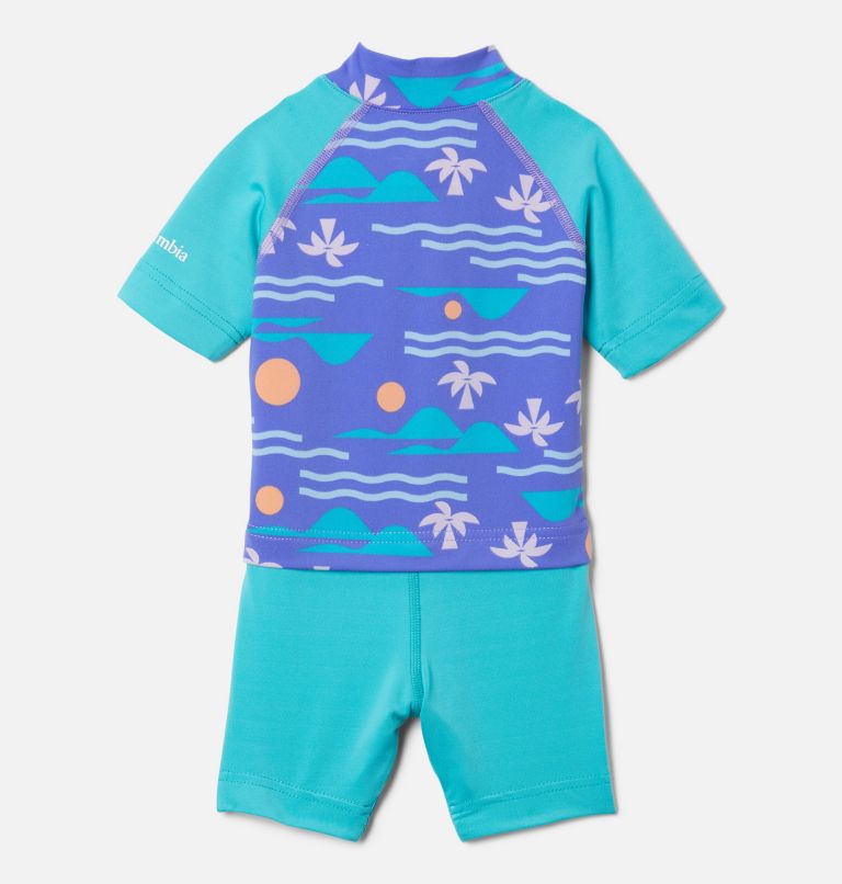 Sandy Shores Sunguard Suit | 597 | 6/12, Color: Paisley Purple Seaside, Geyser, image 2