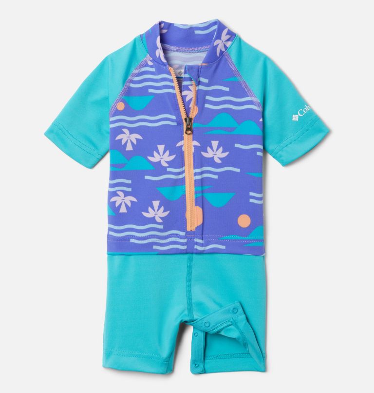 Sandy Shores Sunguard Suit | 597 | 6/12, Color: Paisley Purple Seaside, Geyser, image 1