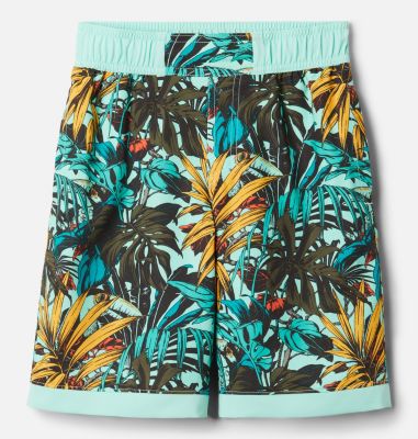 Boys' Sandy Shores&trade; Boardshorts Sandy Shores&trade;Boardshort | 368 | XXS, Mint Cay Toucanical Multi, front