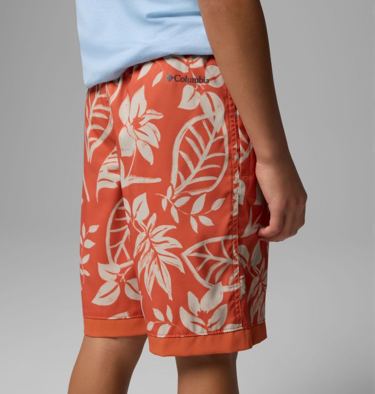 Boys' Sandy Shores Board Shorts, Color: Tuscan Pasteled Tonal, image 5