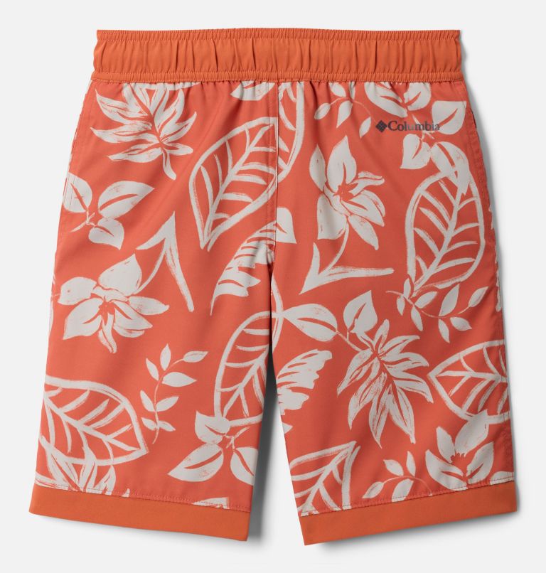 Boys' Sandy Shores Board Shorts, Color: Tuscan Pasteled Tonal, image 2