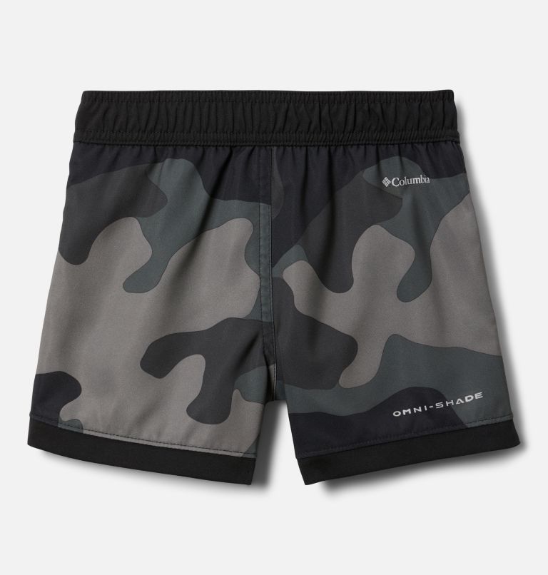Boys' Toddler Sandy Shores Board Shorts, Color: Black Mod Camo, image 2