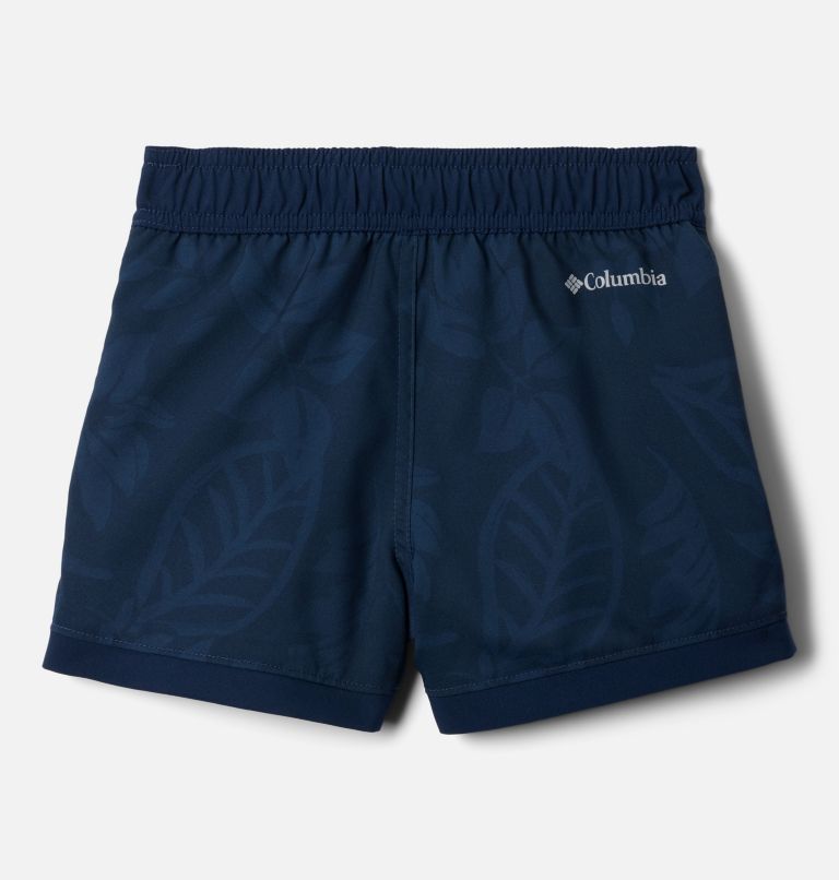 Boys' Toddler Sandy Shores Board Shorts, Color: Collegiate Navy Pasteled Tonal, image 2