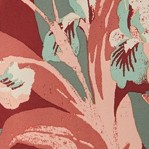 Dusty Crimson Magnolia Floral