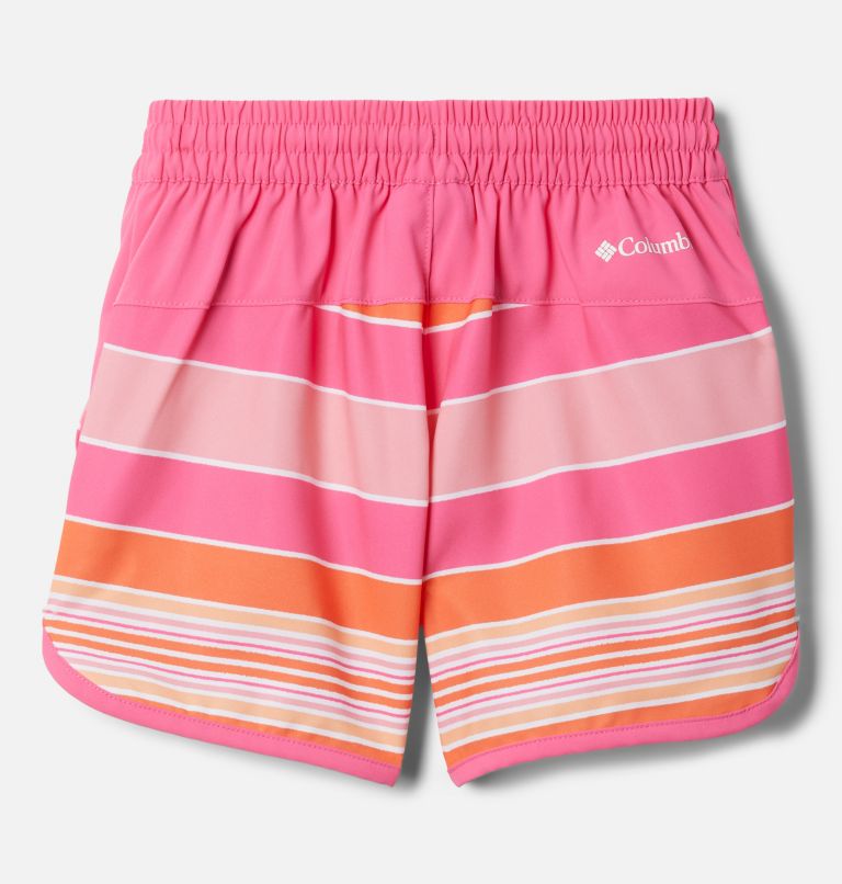 Girls' Sandy Shores Boardshorts, Color: Wild Geranium Danby Stripe, Wld Grnm, image 2