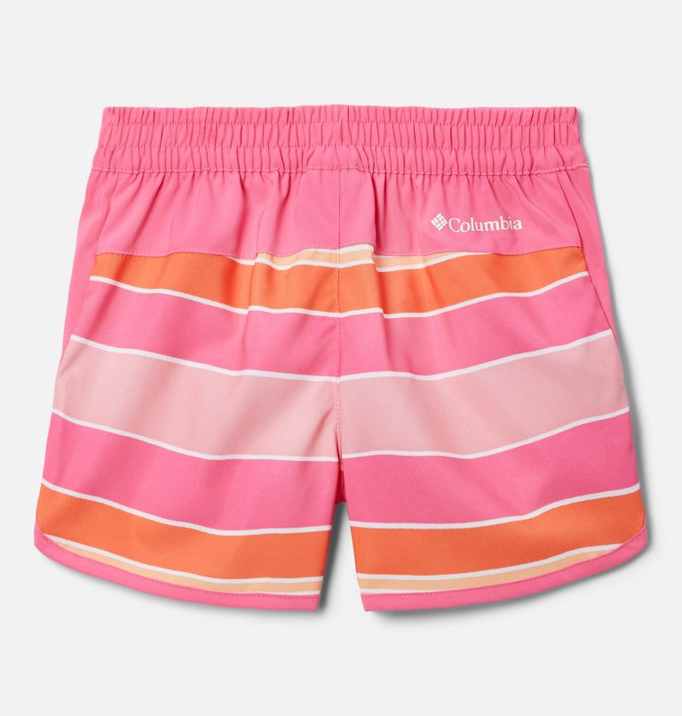 Short de plage Sandy Shores pour petite fille, Color: Wild Geranium Danby Stripe, Wld Grnm, image 2