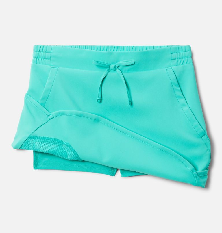 Girls’ Sandy Shores Skort, Color: Electric Turquoise, image 3