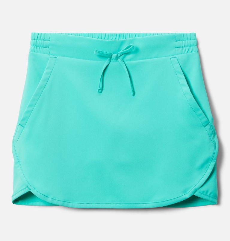 Thumbnail: Girls’ Sandy Shores Skort, Color: Electric Turquoise, image 1