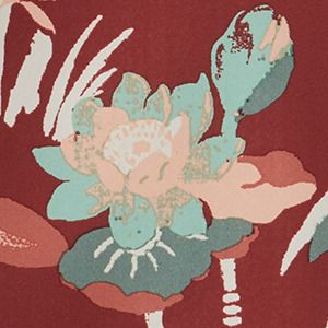 Dusty Crimson Magnolia Floral