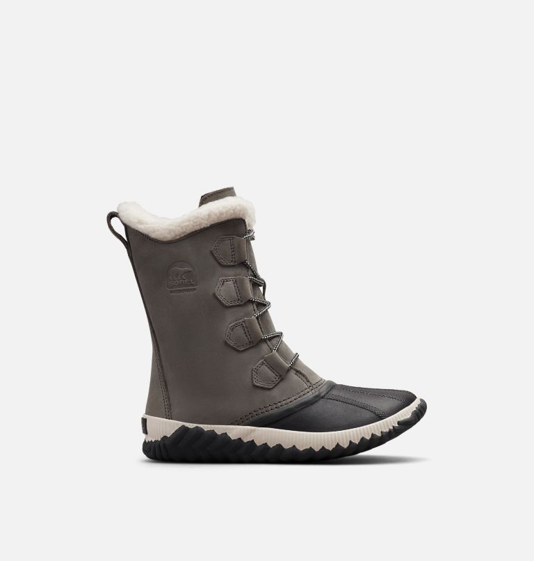 Women's Out 'N About Plus Tall Duck Boot, Color: Quarry, Coal, image 1