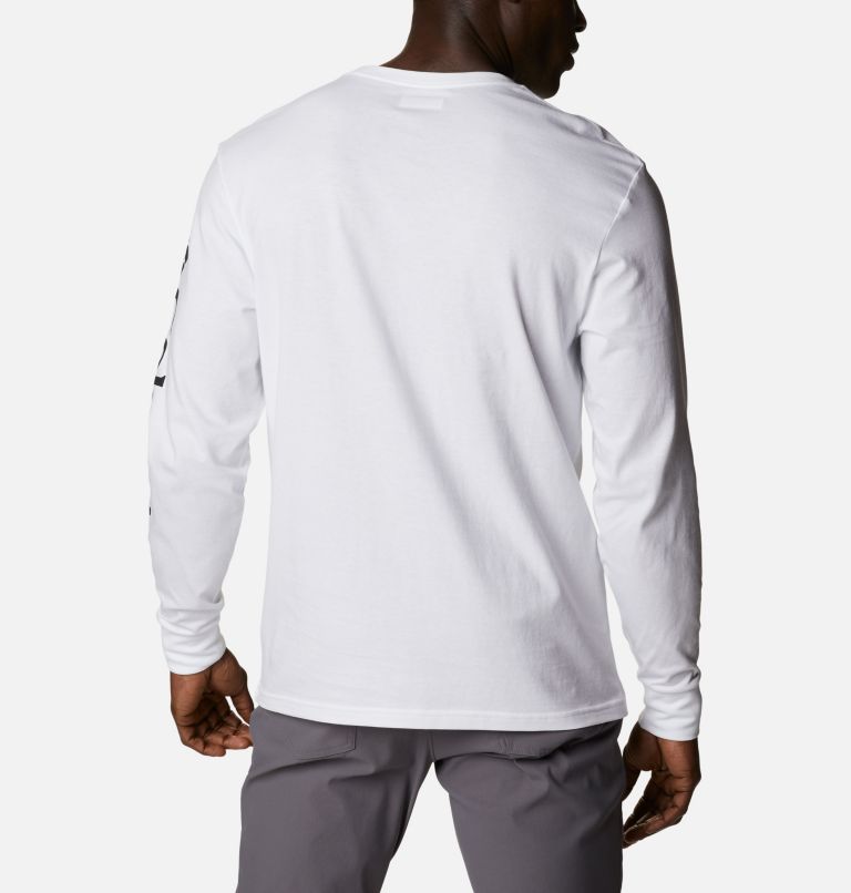 Thumbnail: Camiseta de manga larga North Cascades para hombre, Color: White, image 2