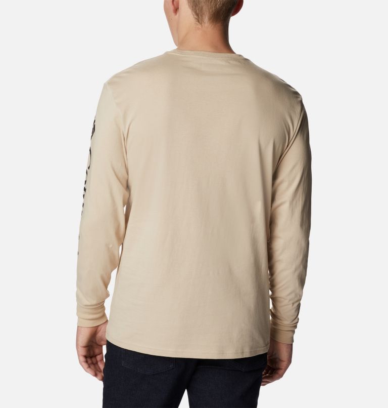 Men's North Cascades Long Sleeve Tee Shirt, Color: Ancient Fossil, image 2