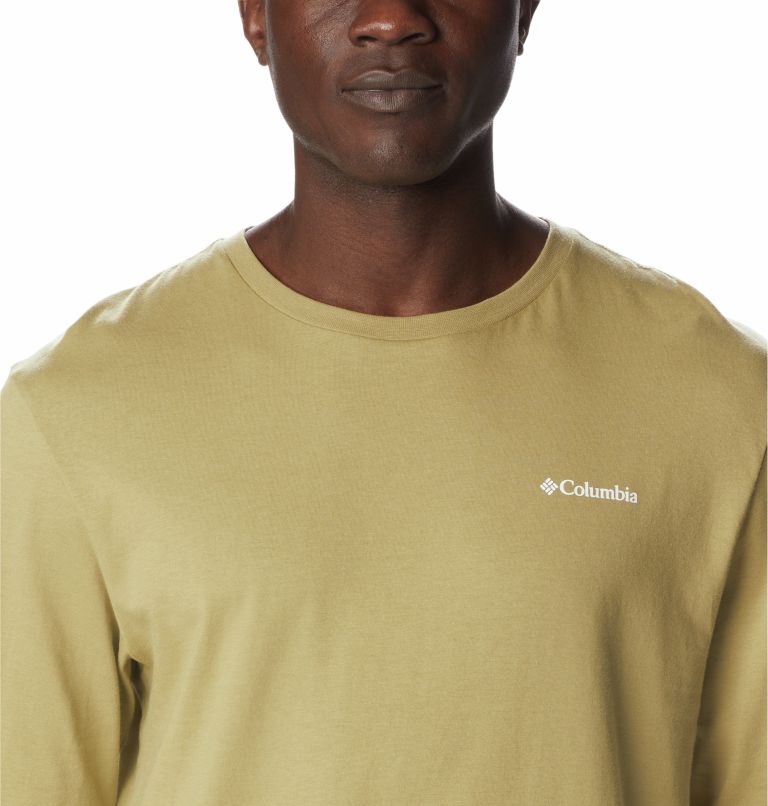 Thumbnail: North Cascades Long Sleeve Tee | 327 | S, Color: Savory, White, image 4