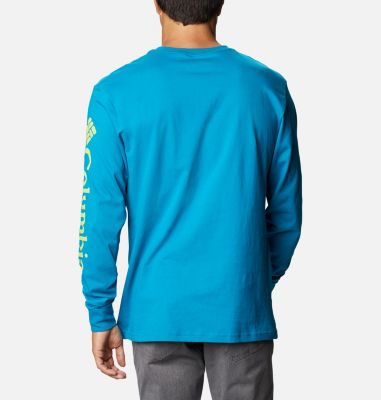 T-shirt a maniche lunghe North Cascades&trade; da uomo North Cascades&trade; Long Sleeve Te | 100 | XXL, Fjord Blue, back