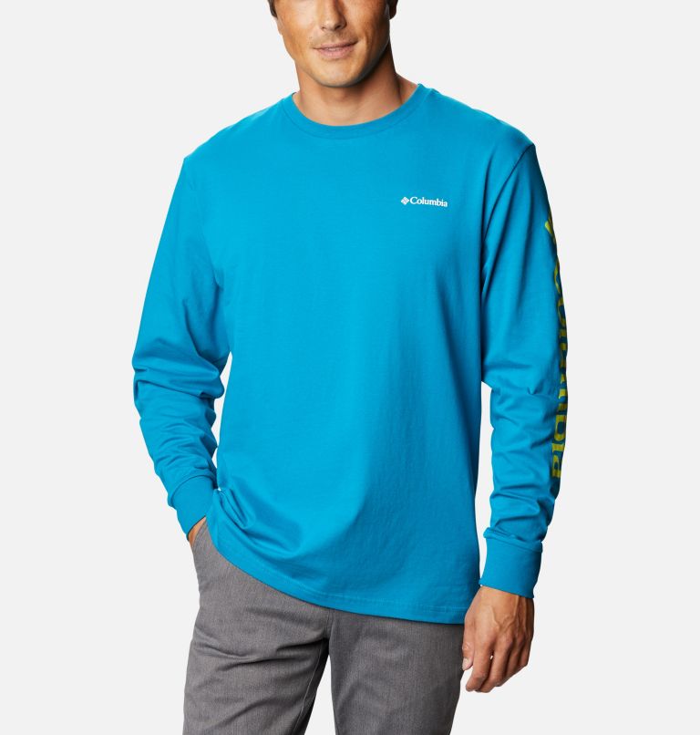 Men S North Cascades Long Sleeve Tee Shirt Columbia Sportswear