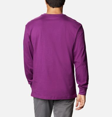 Camiseta de manga larga North Cascades&trade; para hombre North Cascades&trade; Long Sleeve Te | 100 | L, Plum, back