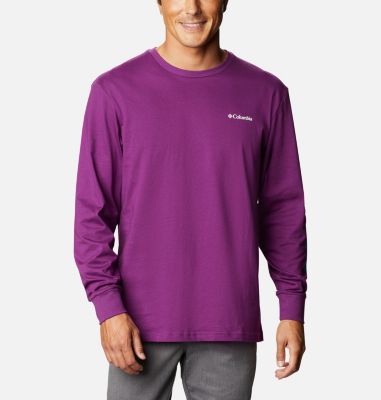 Camiseta de manga larga North Cascades&trade; para hombre North Cascades&trade; Long Sleeve Te | 100 | L, Plum, front