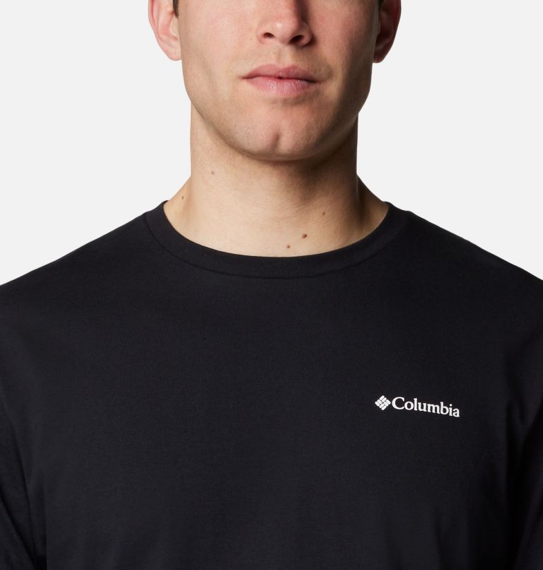 Camiseta de manga corta North Cascades para hombre, Color: Black, CSC Box Logo, image 4
