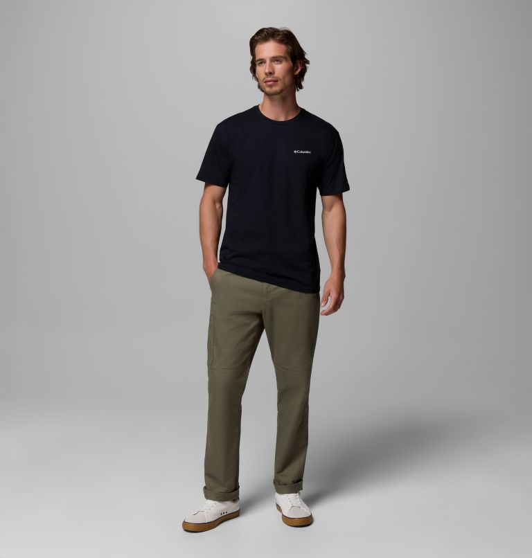 North Cascades Short Sleeve Tee, Color: Black, CSC Box Logo, image 2