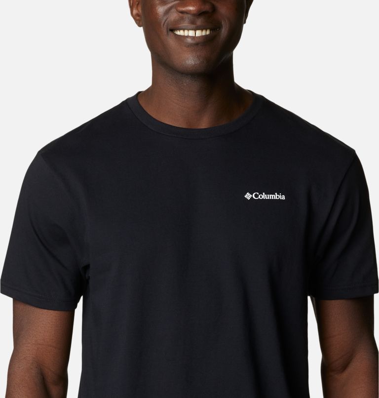 Camiseta de manga corta North Cascades para hombre, Color: Black, image 4