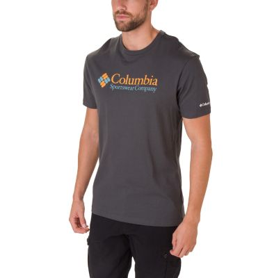 T-shirt a maniche corte North Cascades&trade; da uomo North Cascades&trade; Short Sleeve Tee | 386 | S, Shark, Golden Yellow, front