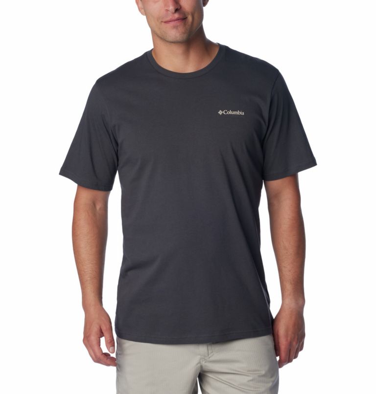 Men's North Cascades T-Shirt, Color: Shark, CSC Box Logo, image 2