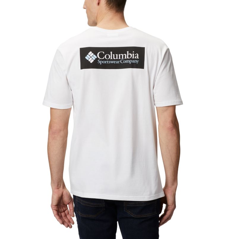 Camiseta de manga corta North Cascades para hombre, Color: White