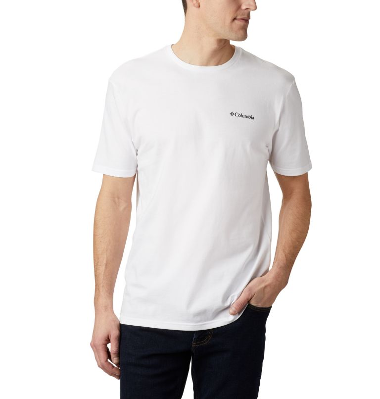 Thumbnail: Camiseta de manga corta North Cascades para hombre, Color: White, image 1