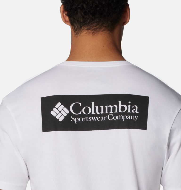 Camiseta de manga corta North Cascades para hombre, Color: White, CSC Box Logo, image 5