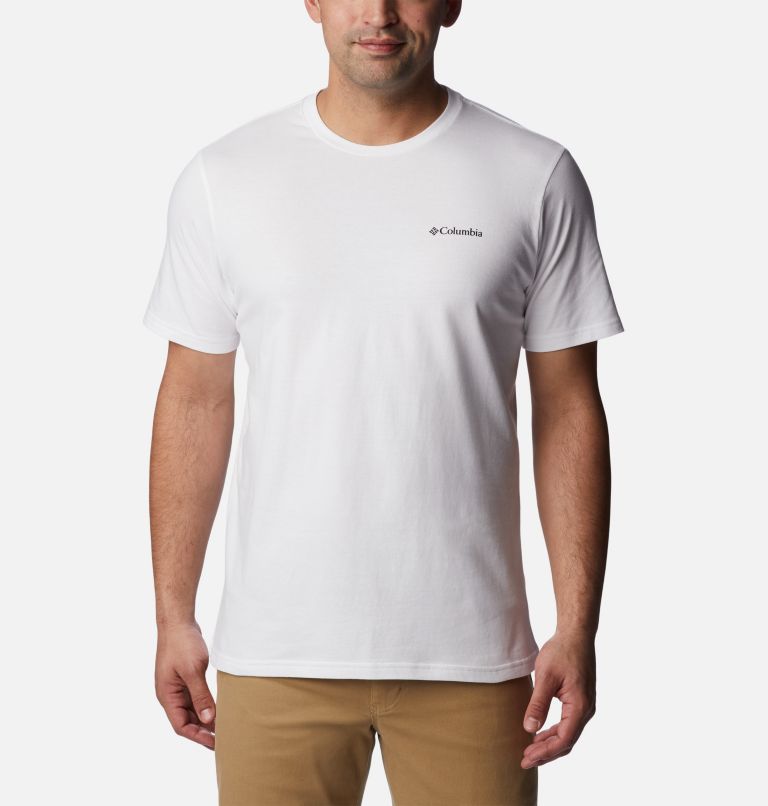 Thumbnail: Men's North Cascades T-Shirt, Color: White, CSC Box Logo, image 2