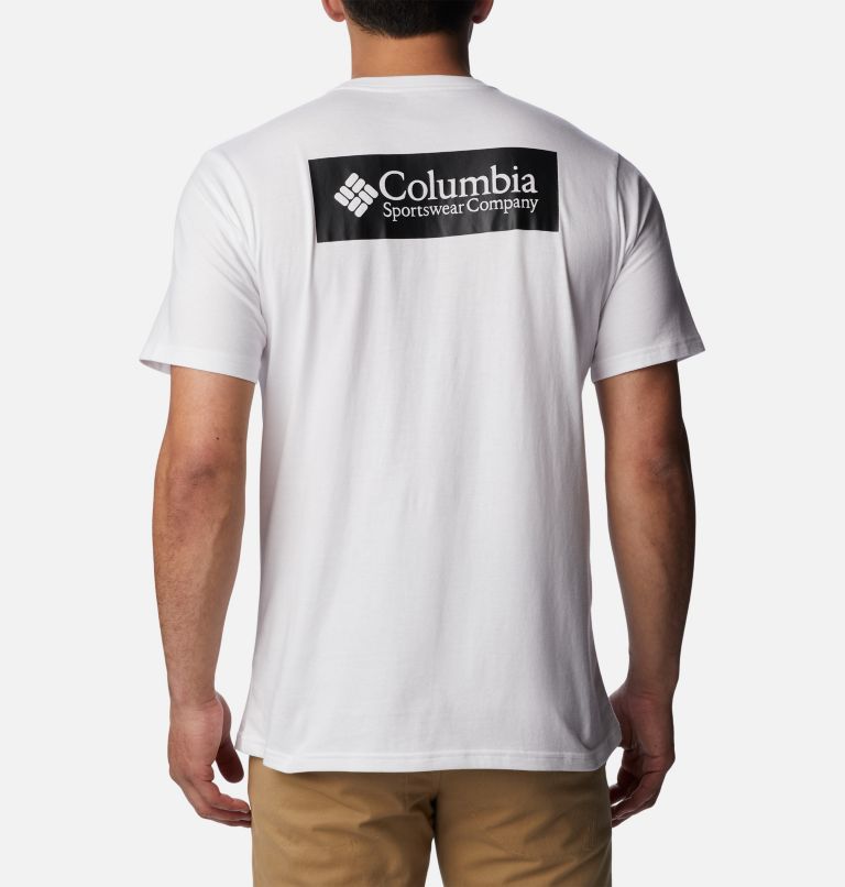 Thumbnail: T-shirt North Cascades Homme, Color: White, CSC Box Logo, image 1