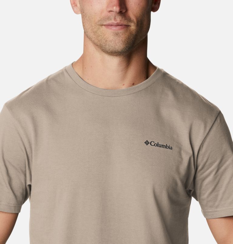 Thumbnail: North Cascades T-Shirt für Herren, Color: Ancient Fossil, Black, image 4
