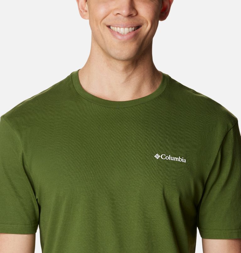 Thumbnail: North Cascades T-Shirt für Herren, Color: Pesto, CSC Retro Box Graphic, image 4
