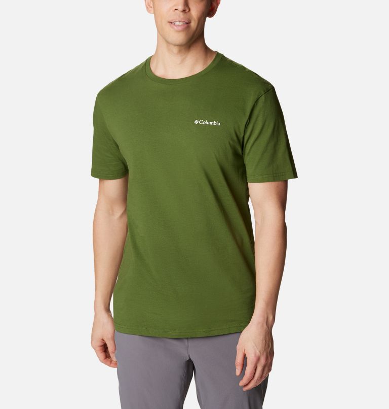 Thumbnail: North Cascades T-Shirt für Herren, Color: Pesto, CSC Retro Box Graphic, image 1