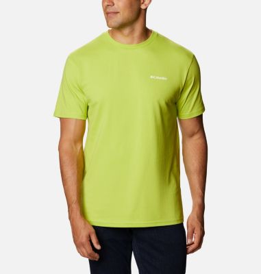 T-shirt a maniche corte North Cascades&trade; da uomo North Cascades&trade; Short Sleeve Tee | 386 | S, Bright Chartreuse, front