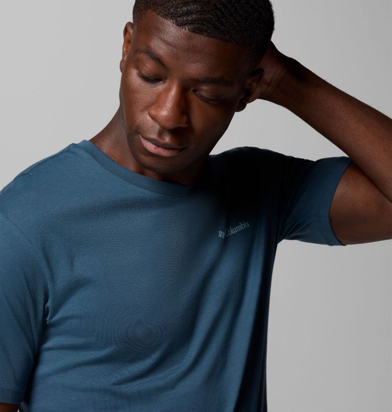 Men's North Cascades T-Shirt, Color: Everblue, CSC Box Logo, image 5