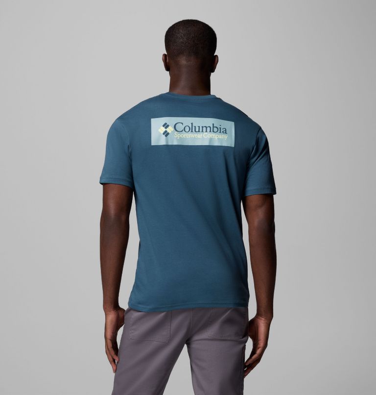 Men's North Cascades T-Shirt, Color: Everblue, CSC Box Logo, image 1