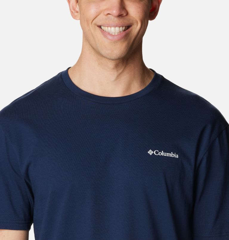 Thumbnail: Men's North Cascades T-Shirt, Color: Collegiate Navy, CSC Retro Box Graphic, image 4